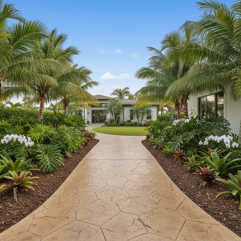 concrete walkway fort lauderdale
