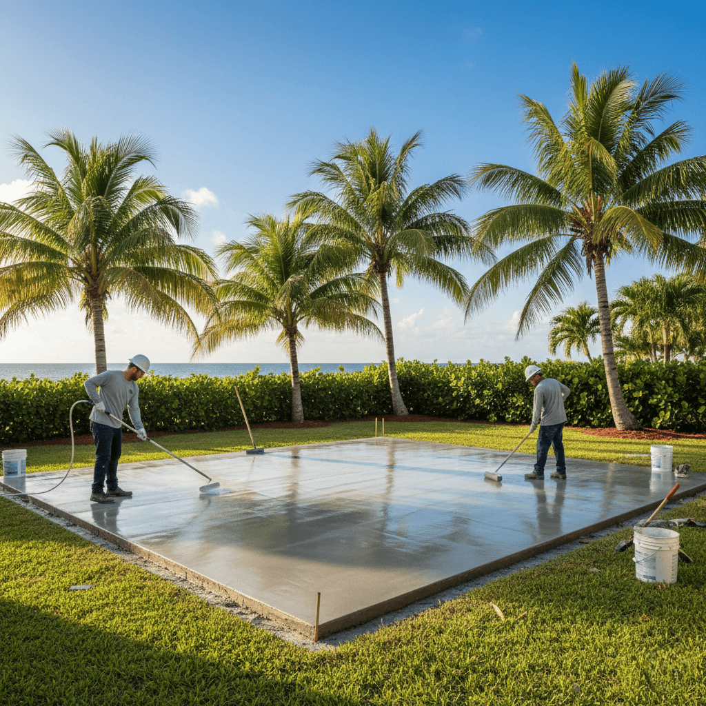 pouring concrete fort lauderdale